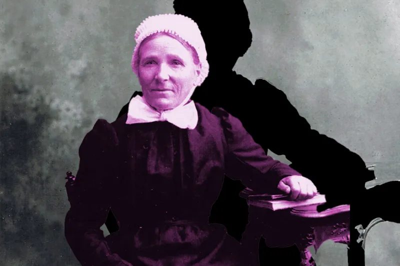 Photo retouchée d'une femme assise